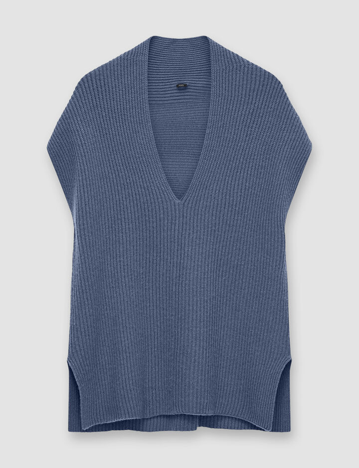 Joseph, Luxe Cashmere Top, in Cloudy Blue