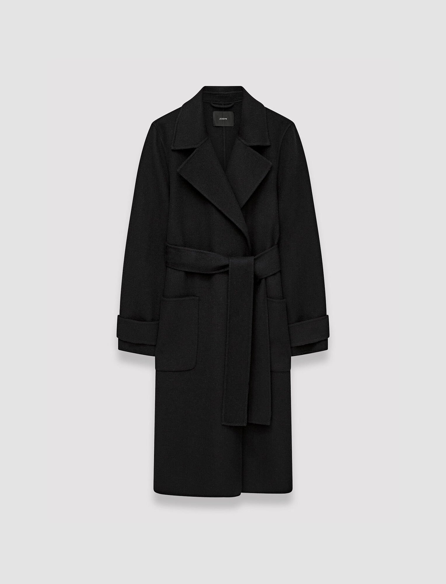 Shop Joseph Double Face Cashmere Arline Coat In Black