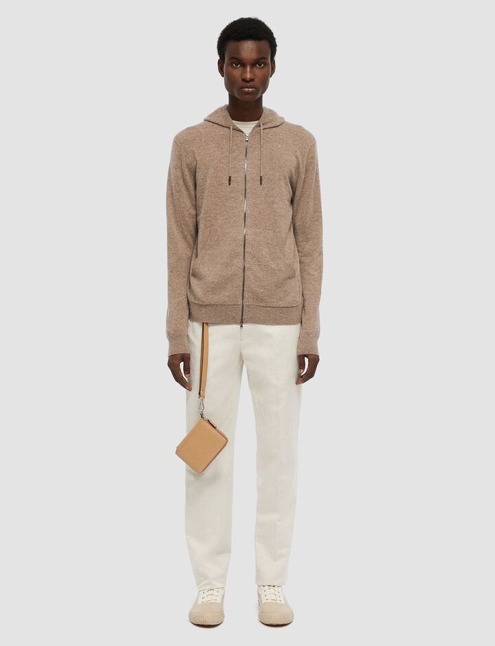 Joseph, Pure Cashmere Hoodie, in Taupe