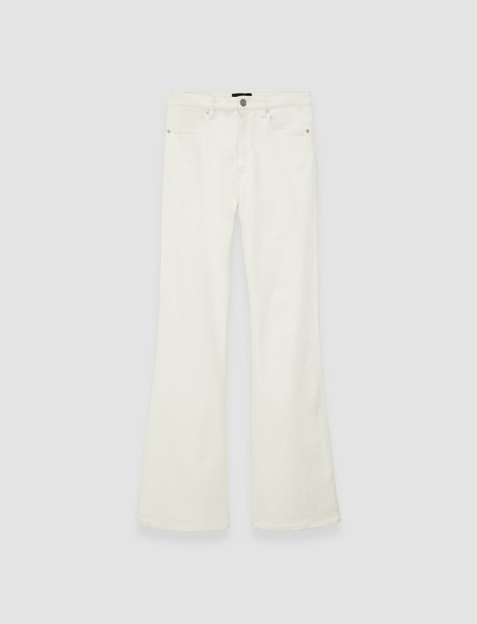 Joseph Denim Stretch Bond Trousers In White