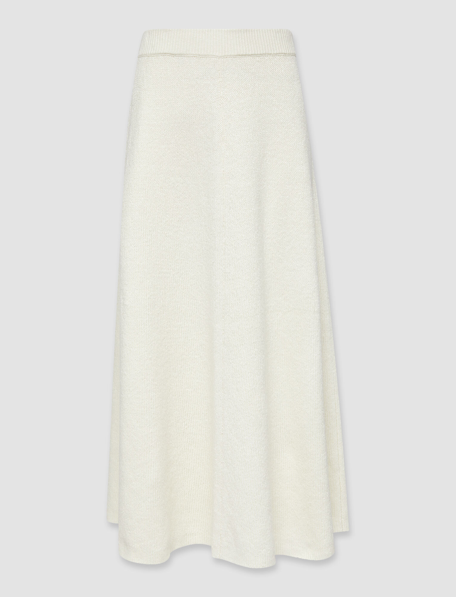 Joseph, Linen Cardigan Stitch Skirt, in Ivory