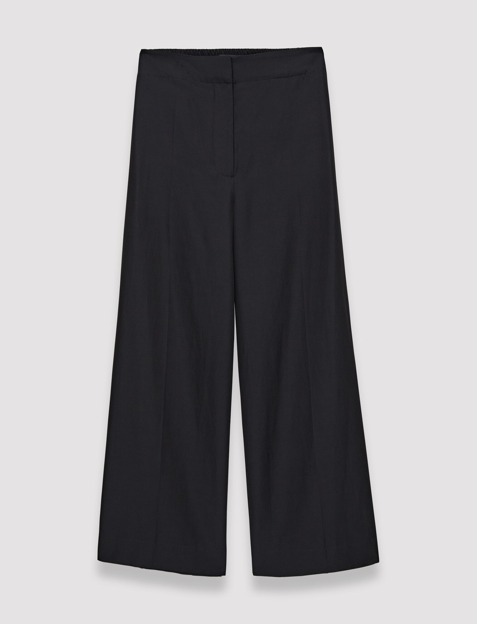 Joseph, Soft Cotton Silk Thurlow Trousers, in Black