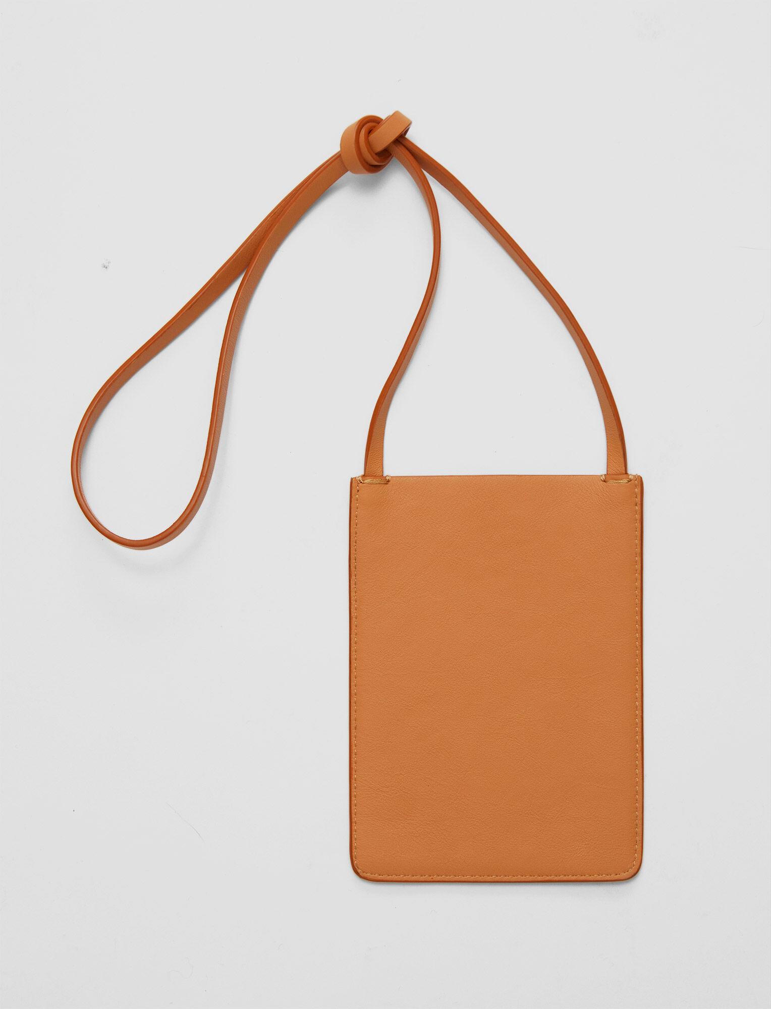 Joseph, Leather Pocket Bag, in Caramel
