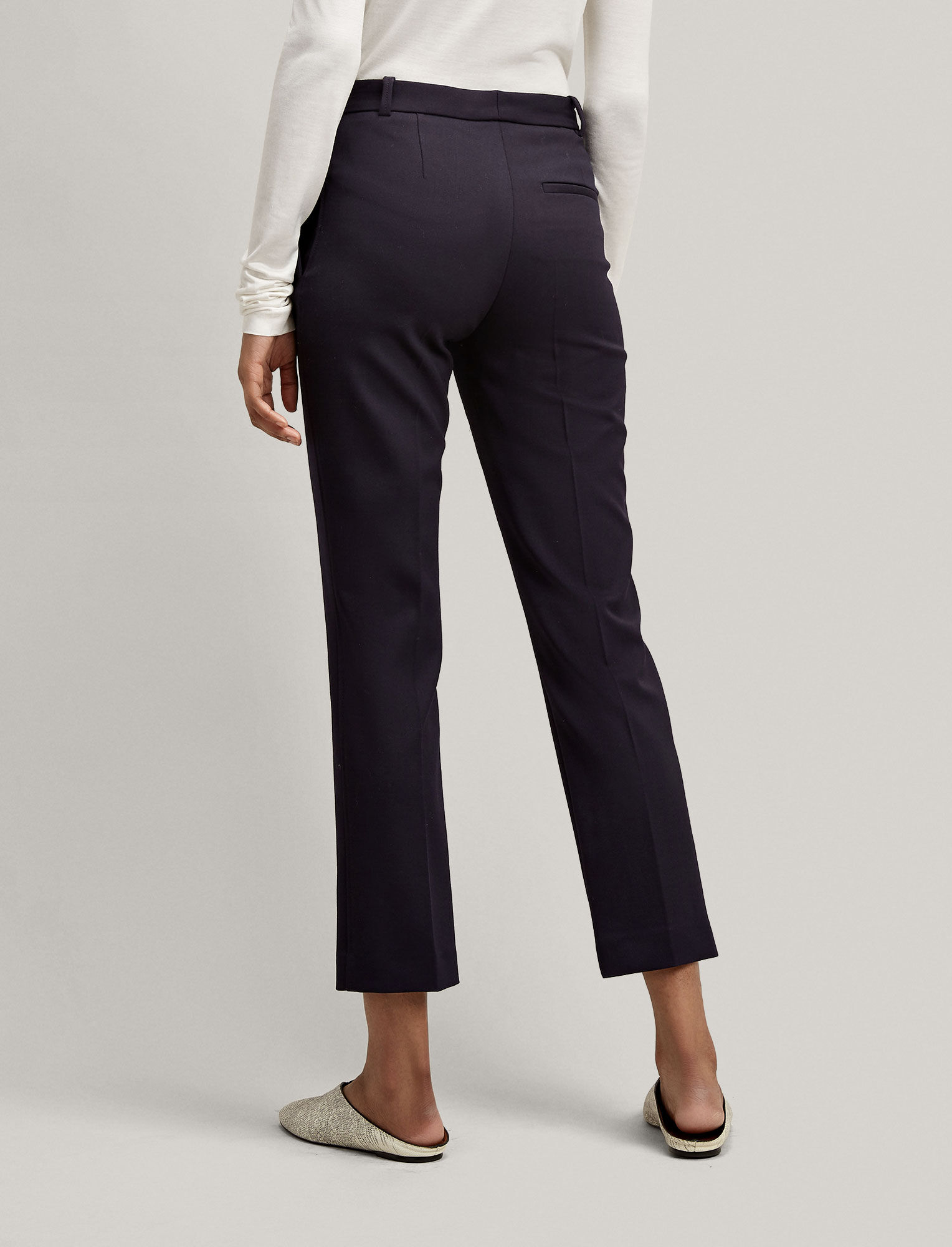 Joseph, Zoom Stretch Wool Trousers, in NAVY
