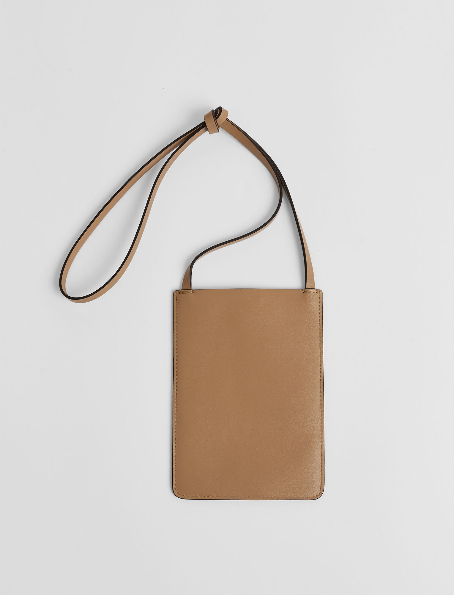 Joseph, Leather Pocket Bag, in Almond