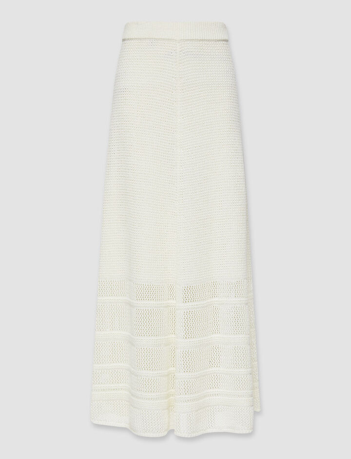 Joseph, Skirt-Crispy Cotton, in White