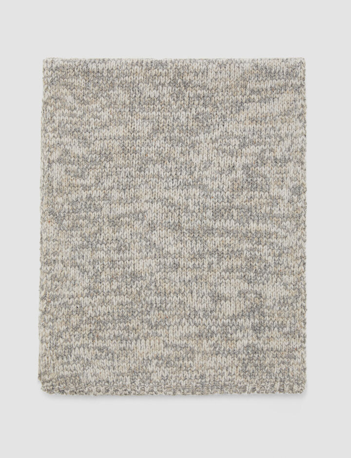 Joseph, Scarf-Cashmere Tweed , in Light grey