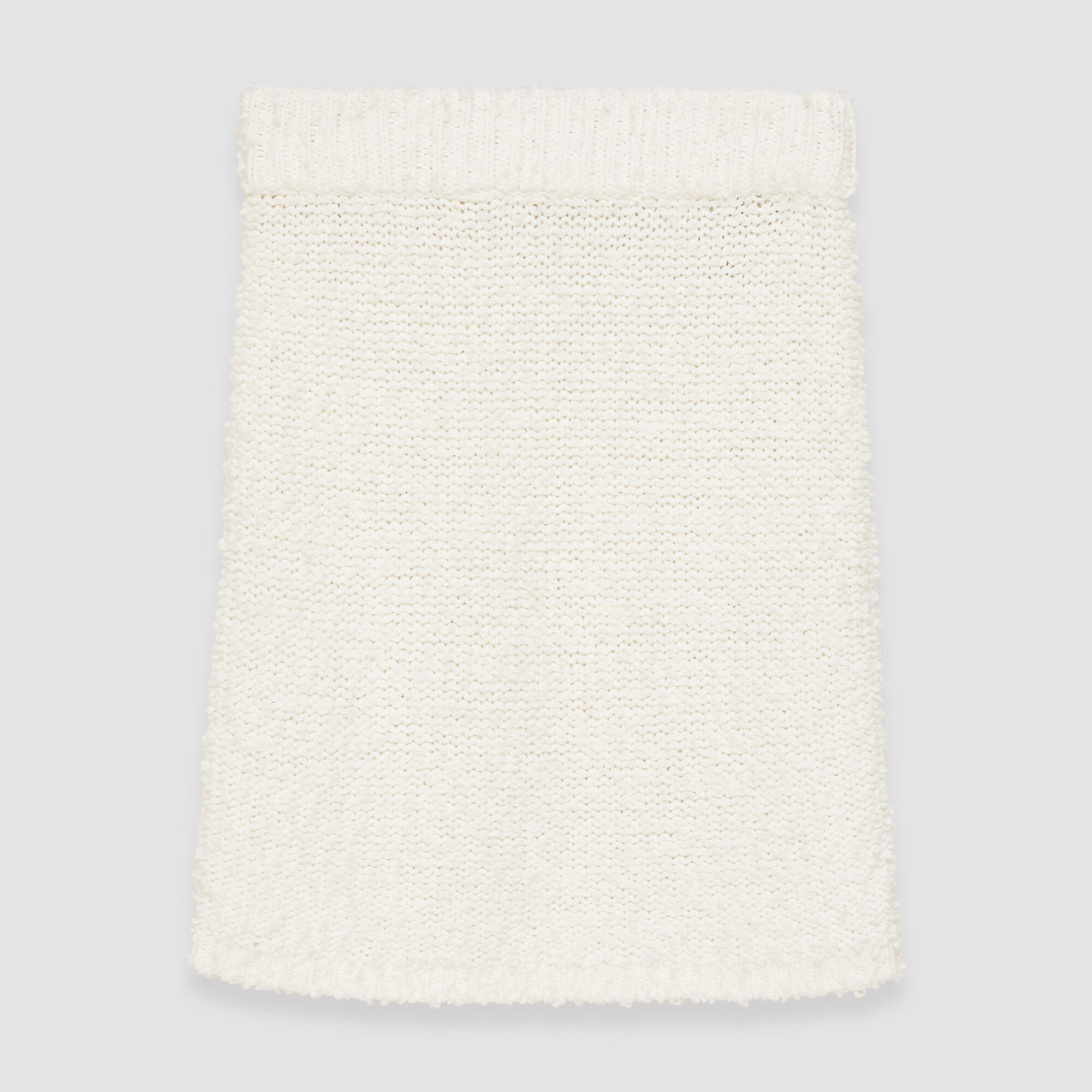Joseph Textured Knit Skirt In Ivory