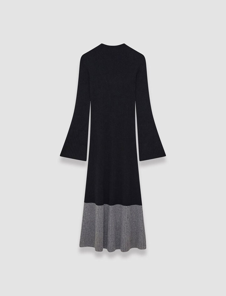 Joseph, Colour Block Dress, in Black/Grey
