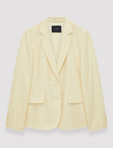 Soft Cotton Silk Belmore Jacket