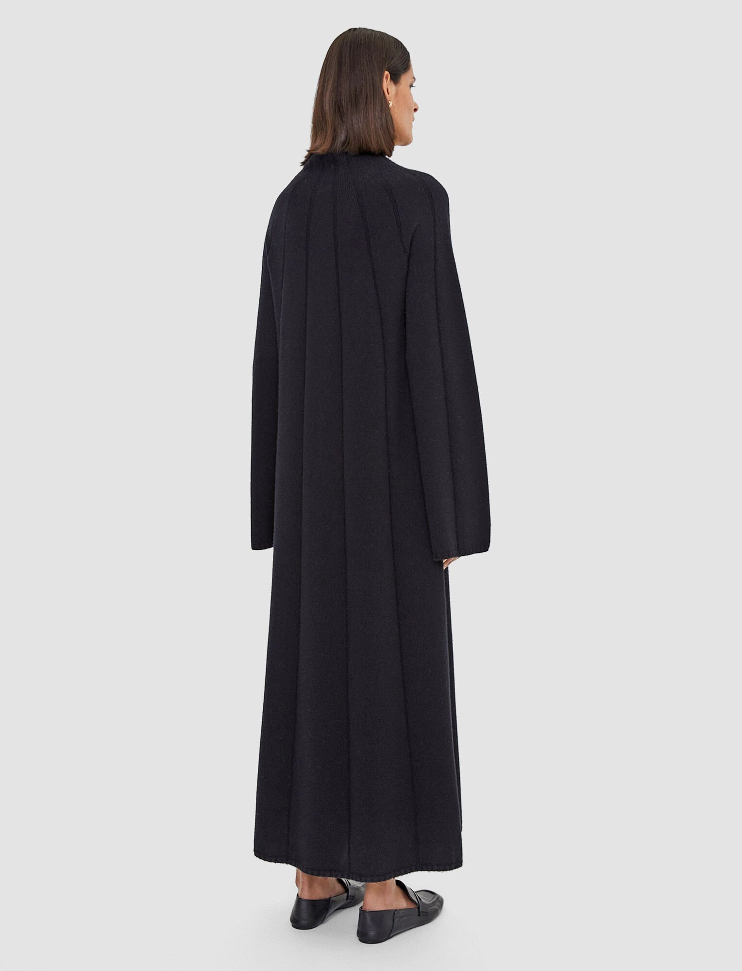Joseph, Soft Wool Dress, in Black