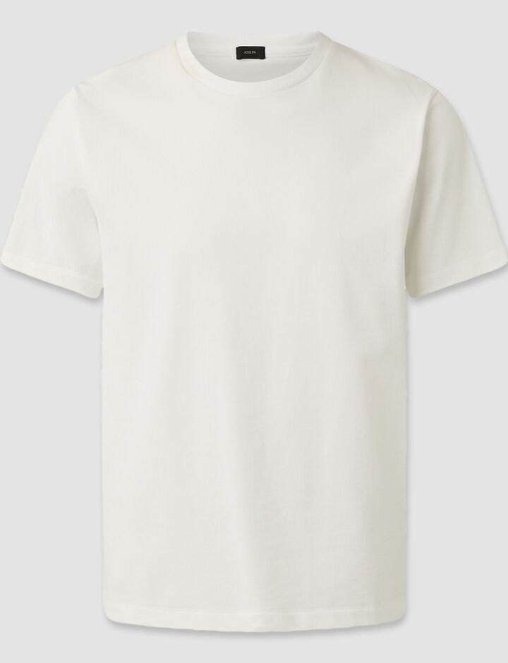Joseph, Soft Organic Jersey T Shirt, in WHITE
