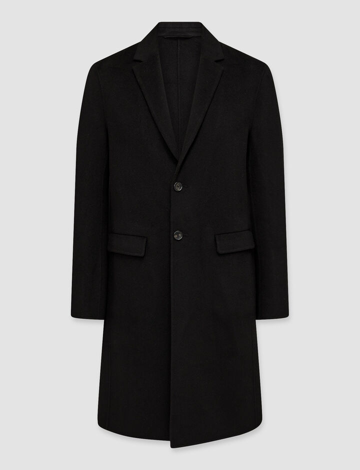 Joseph, SB long coat - Double Face Cashmere, in Black